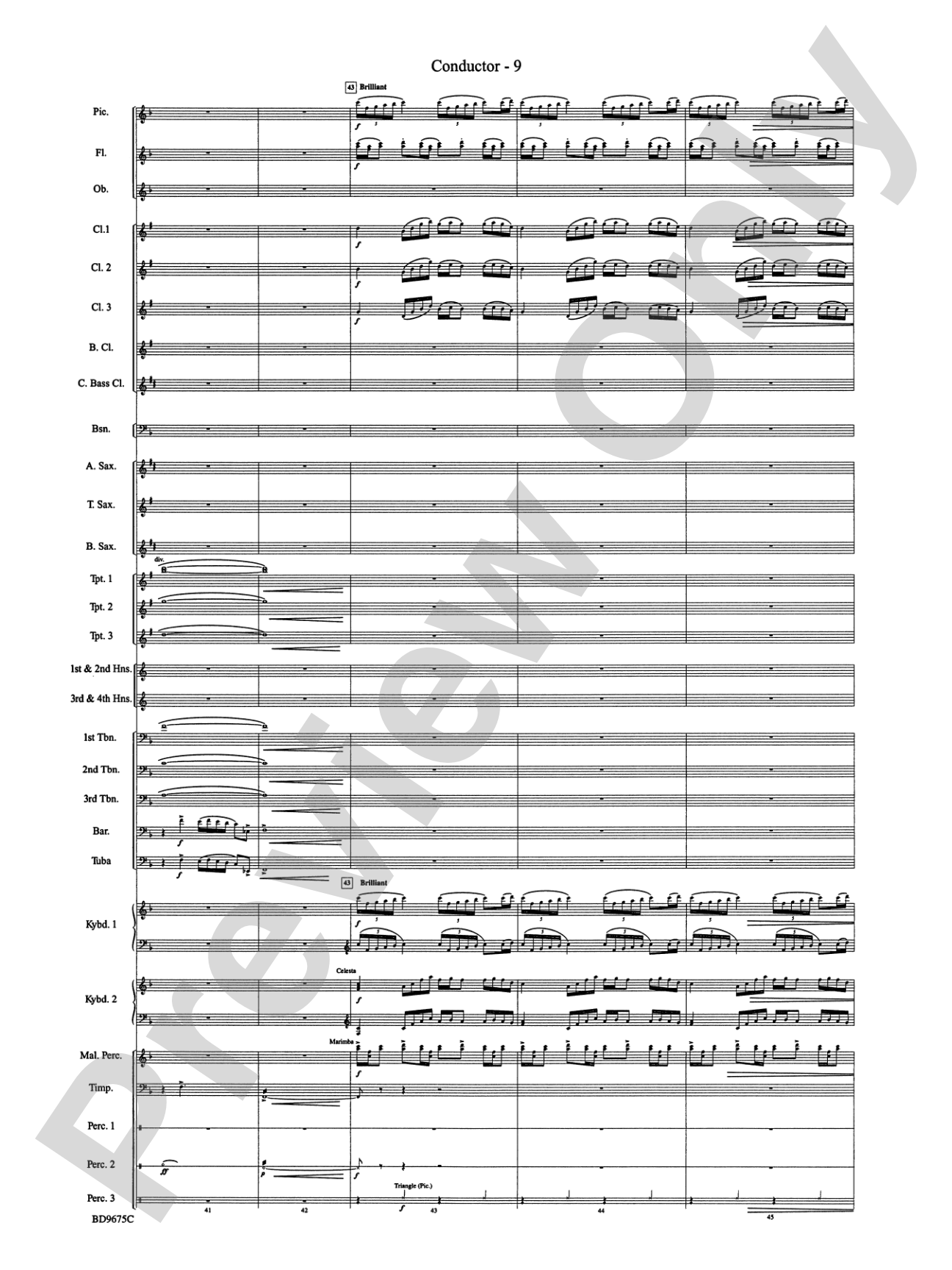 Twelve Seconds to the Moon: Concert Band Conductor Score & Parts
