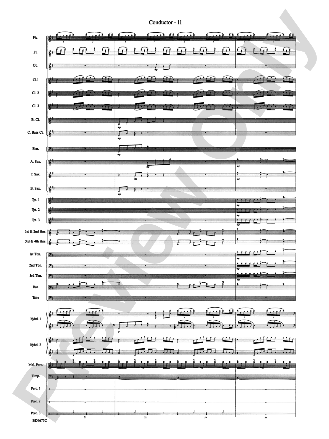 Twelve Seconds to the Moon: Concert Band Conductor Score & Parts