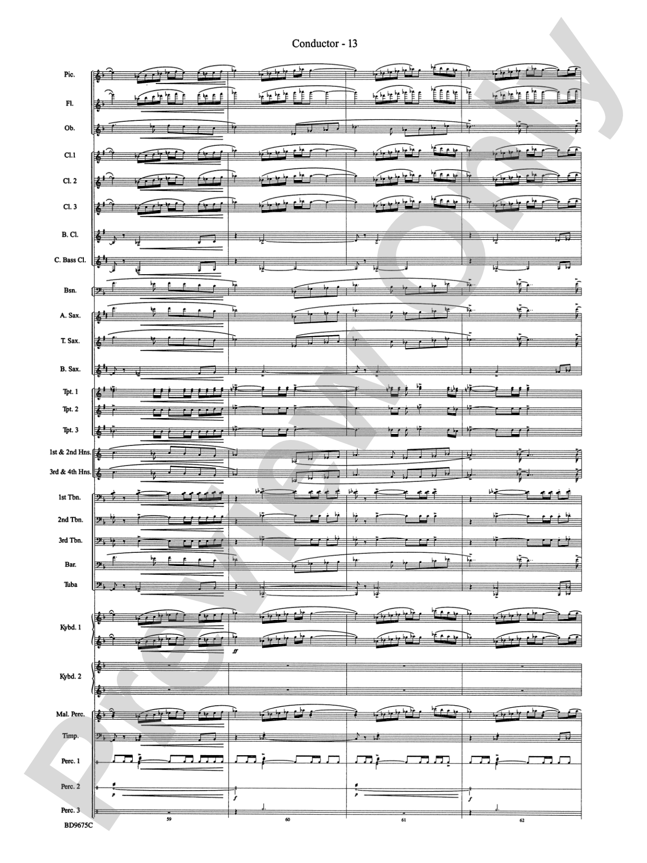 Twelve Seconds to the Moon: Concert Band Conductor Score & Parts