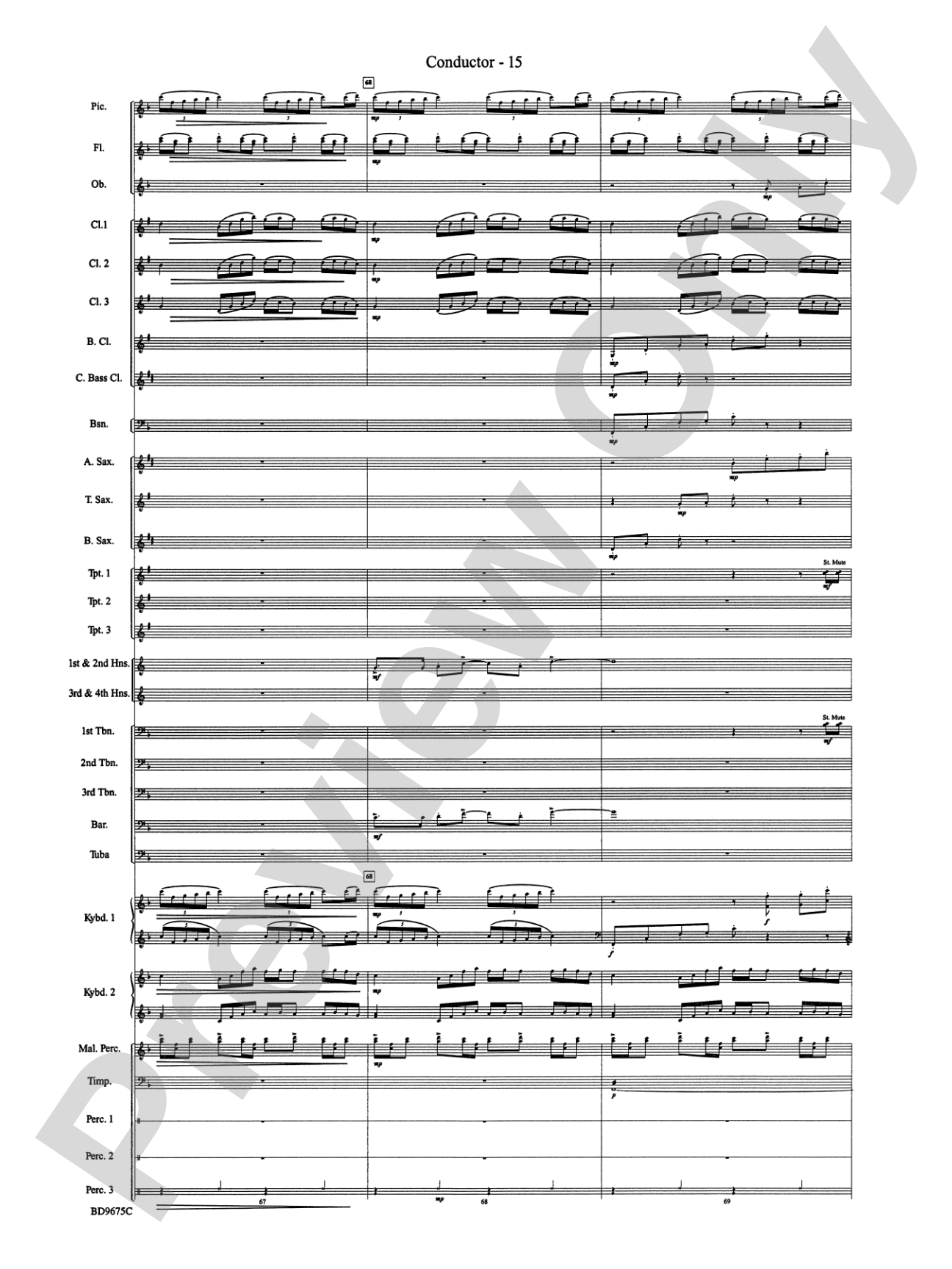 Twelve Seconds to the Moon: Concert Band Conductor Score & Parts
