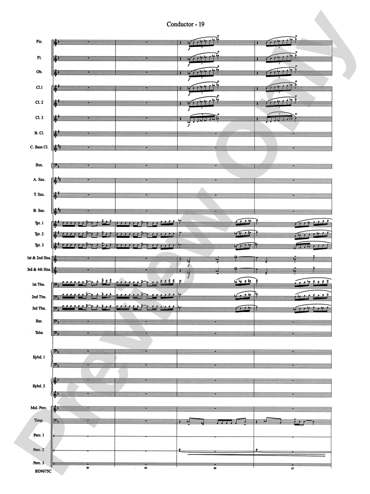 Twelve Seconds to the Moon: Concert Band Conductor Score & Parts