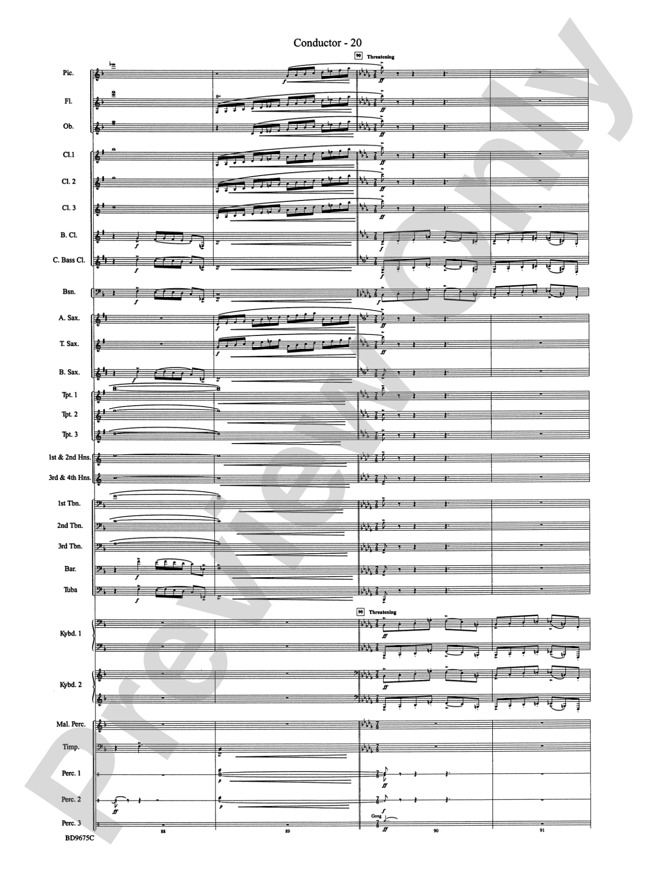Twelve Seconds to the Moon: Concert Band Conductor Score & Parts