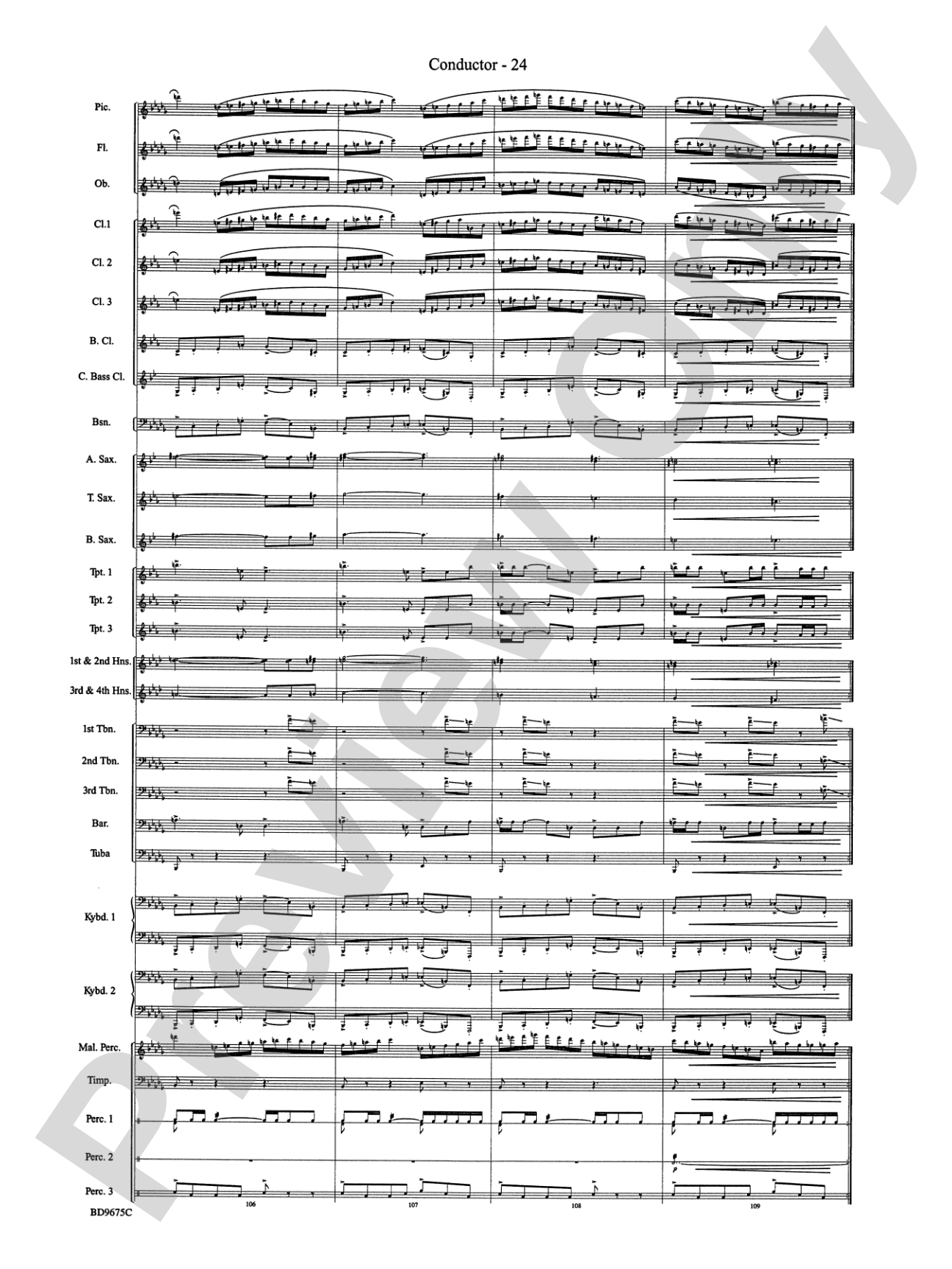 Twelve Seconds to the Moon: Concert Band Conductor Score & Parts