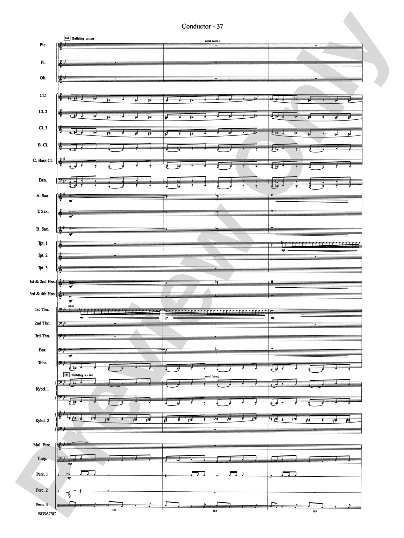 Twelve Seconds to the Moon: Concert Band Conductor Score & Parts