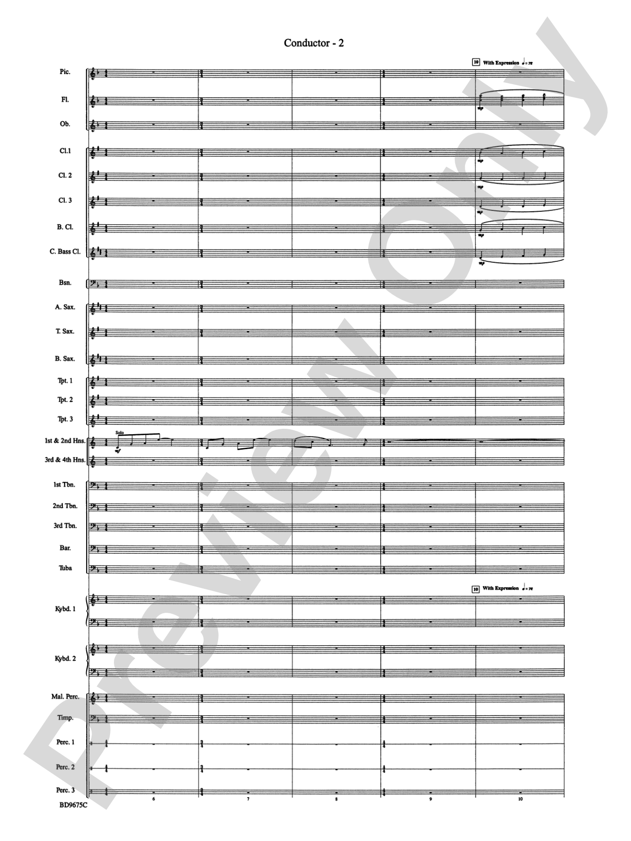Twelve Seconds to the Moon: Concert Band Conductor Score & Parts