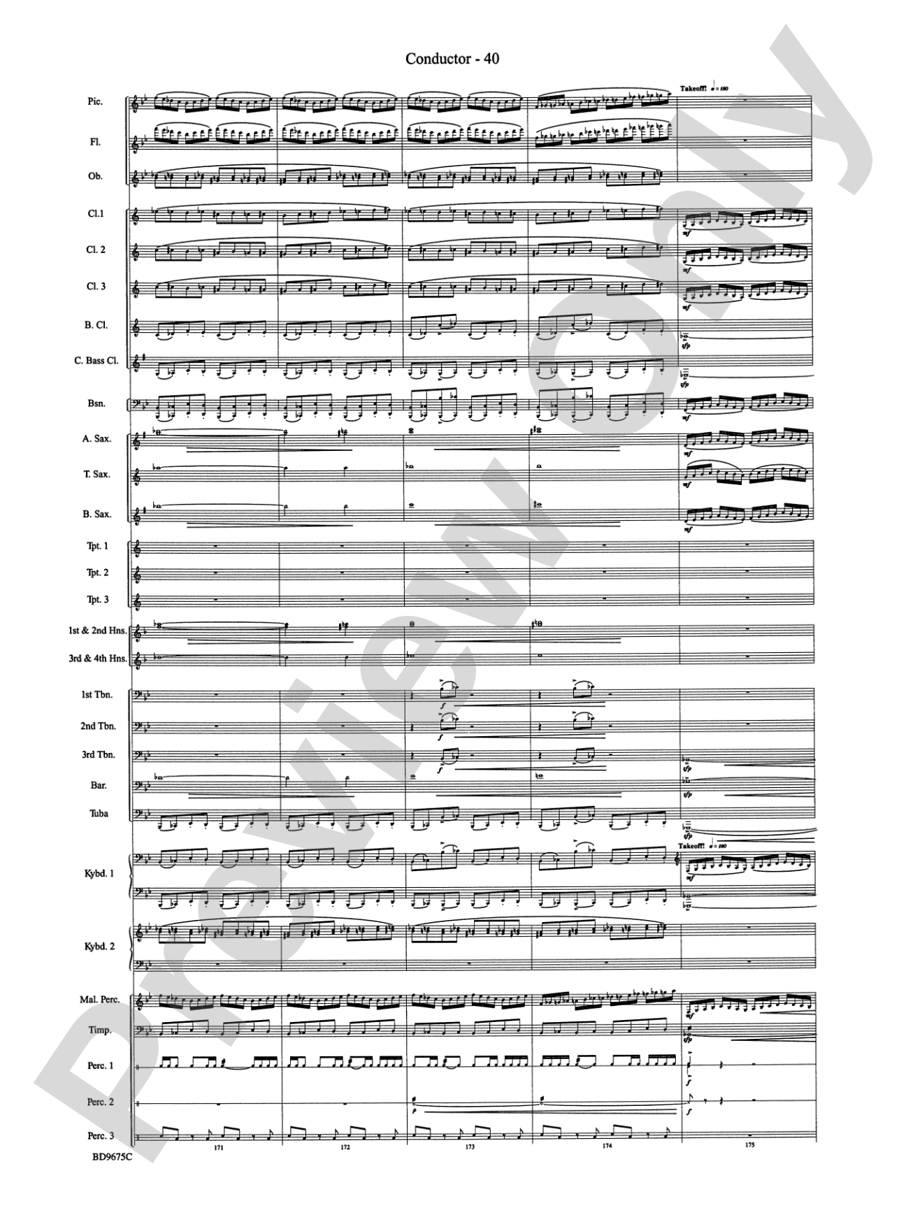Twelve Seconds to the Moon: Concert Band Conductor Score & Parts