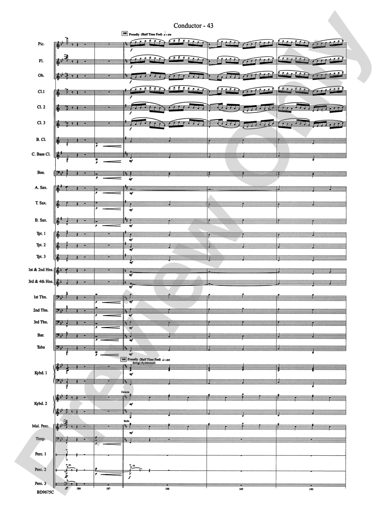 Twelve Seconds to the Moon: Concert Band Conductor Score & Parts