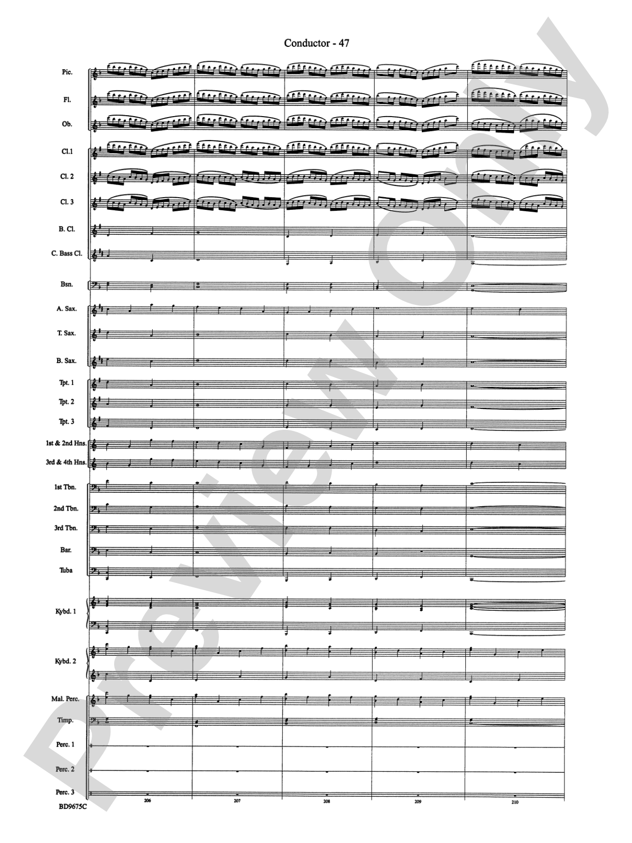 Twelve Seconds to the Moon: Concert Band Conductor Score & Parts