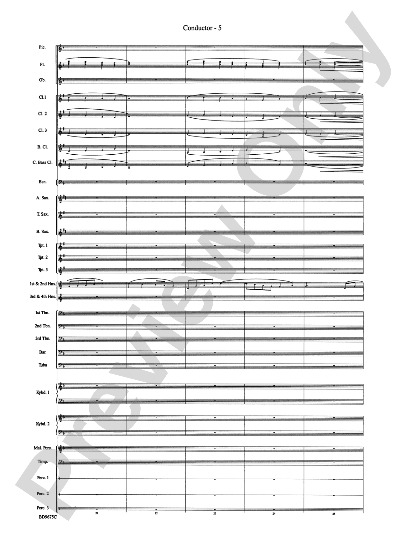 Twelve Seconds to the Moon: Concert Band Conductor Score & Parts