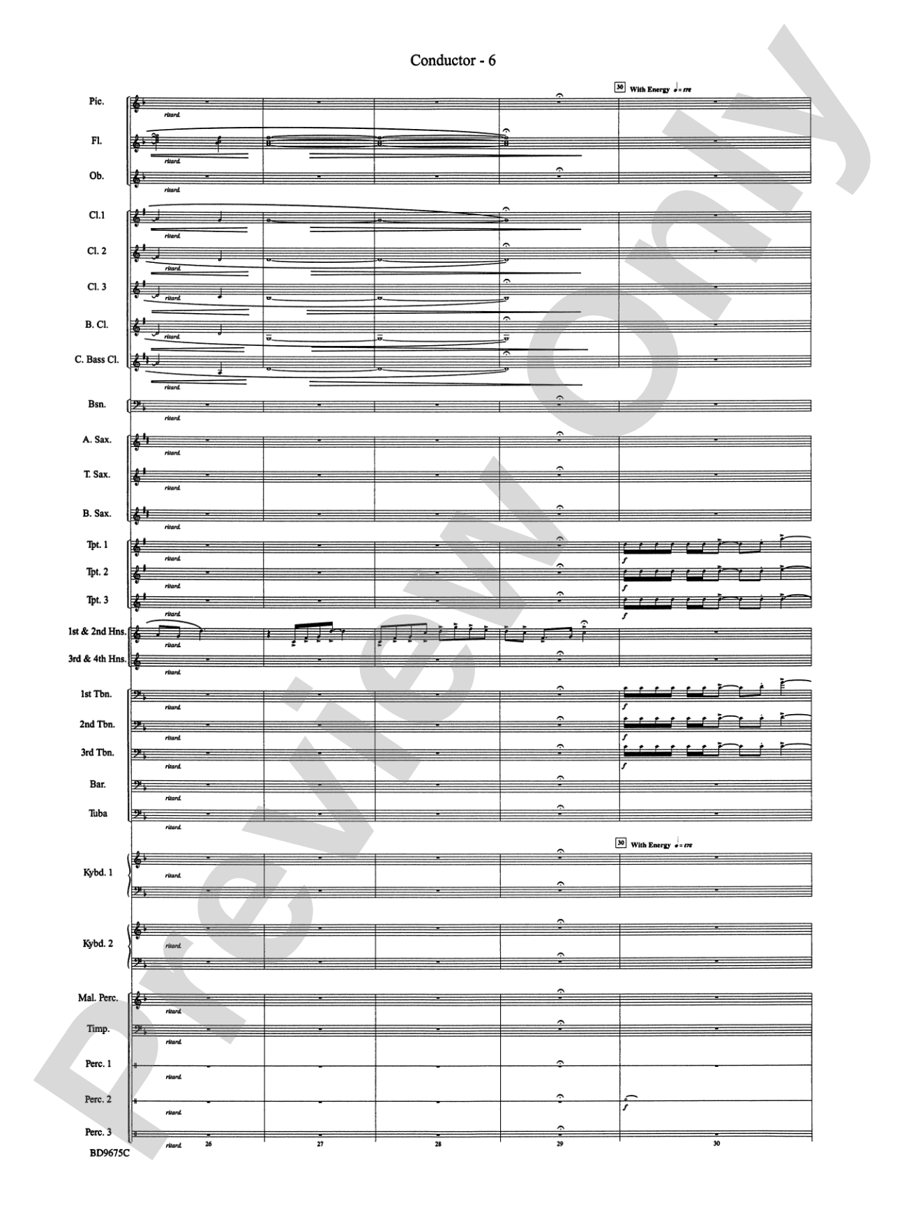 Twelve Seconds to the Moon: Concert Band Conductor Score & Parts