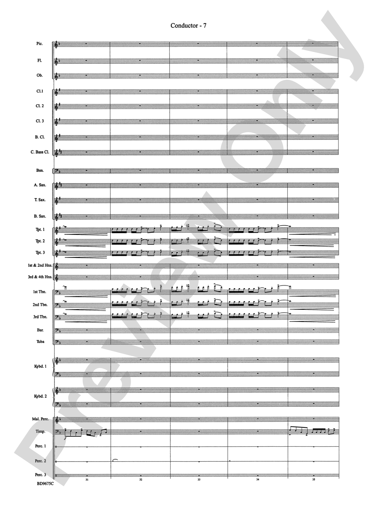Twelve Seconds to the Moon: Concert Band Conductor Score & Parts