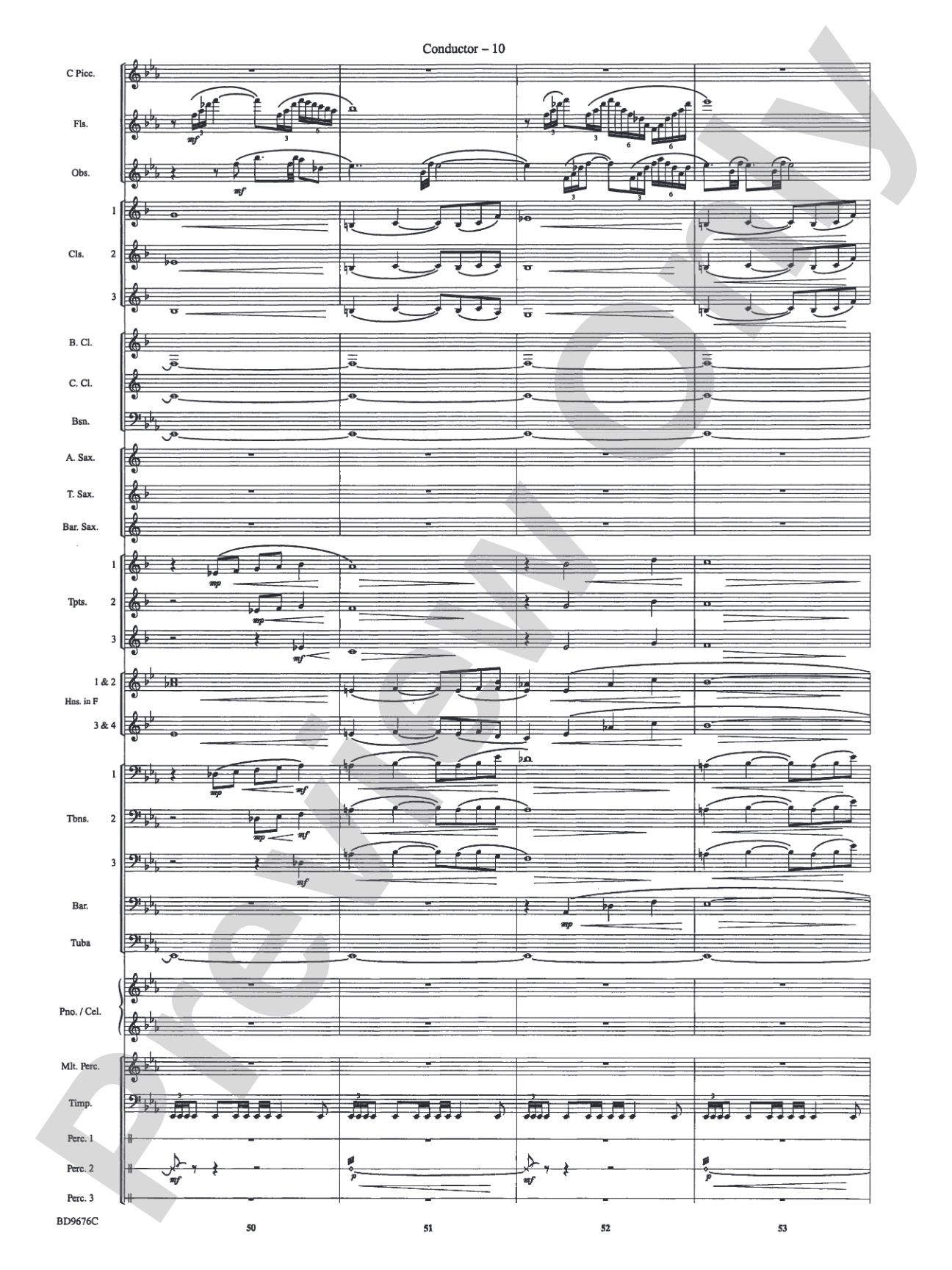 Paradiso: Concert Band Conductor Score & Parts