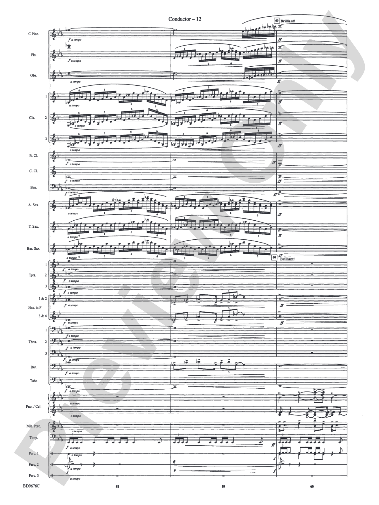 Paradiso: Concert Band Conductor Score & Parts