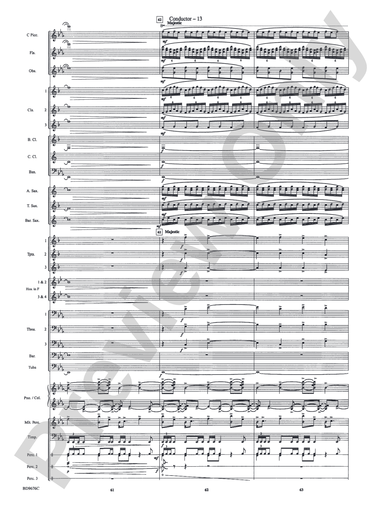 Paradiso: Concert Band Conductor Score & Parts