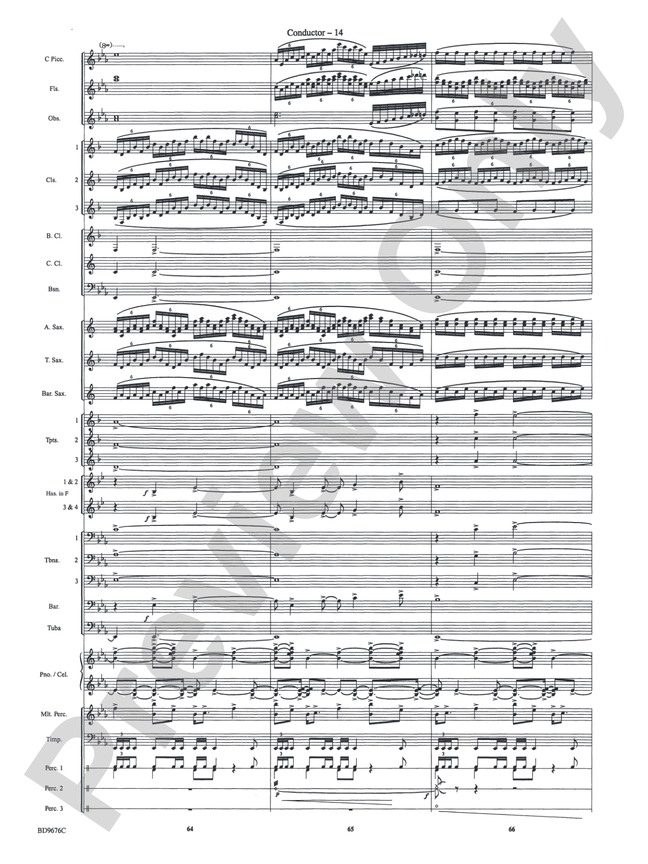 Paradiso: Concert Band Conductor Score & Parts