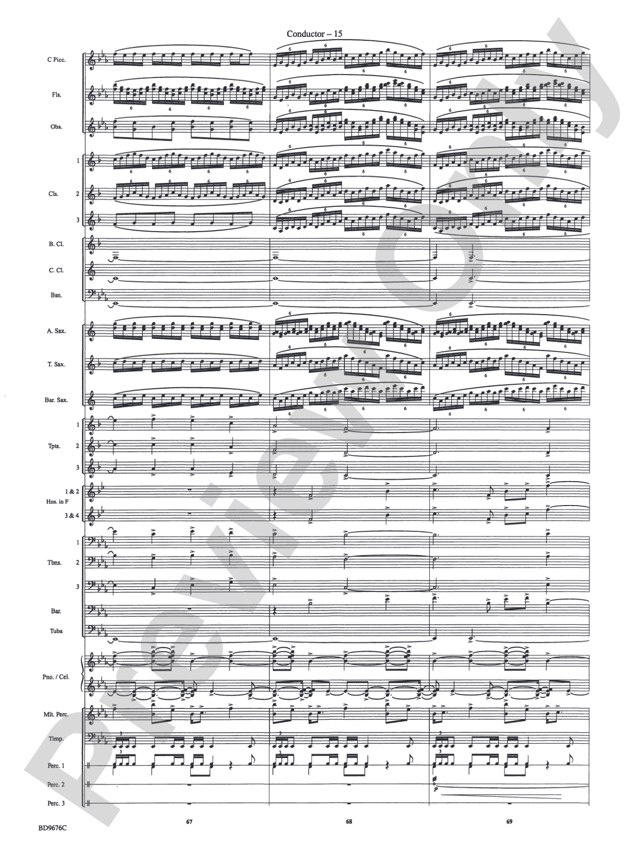 Paradiso: Concert Band Conductor Score & Parts