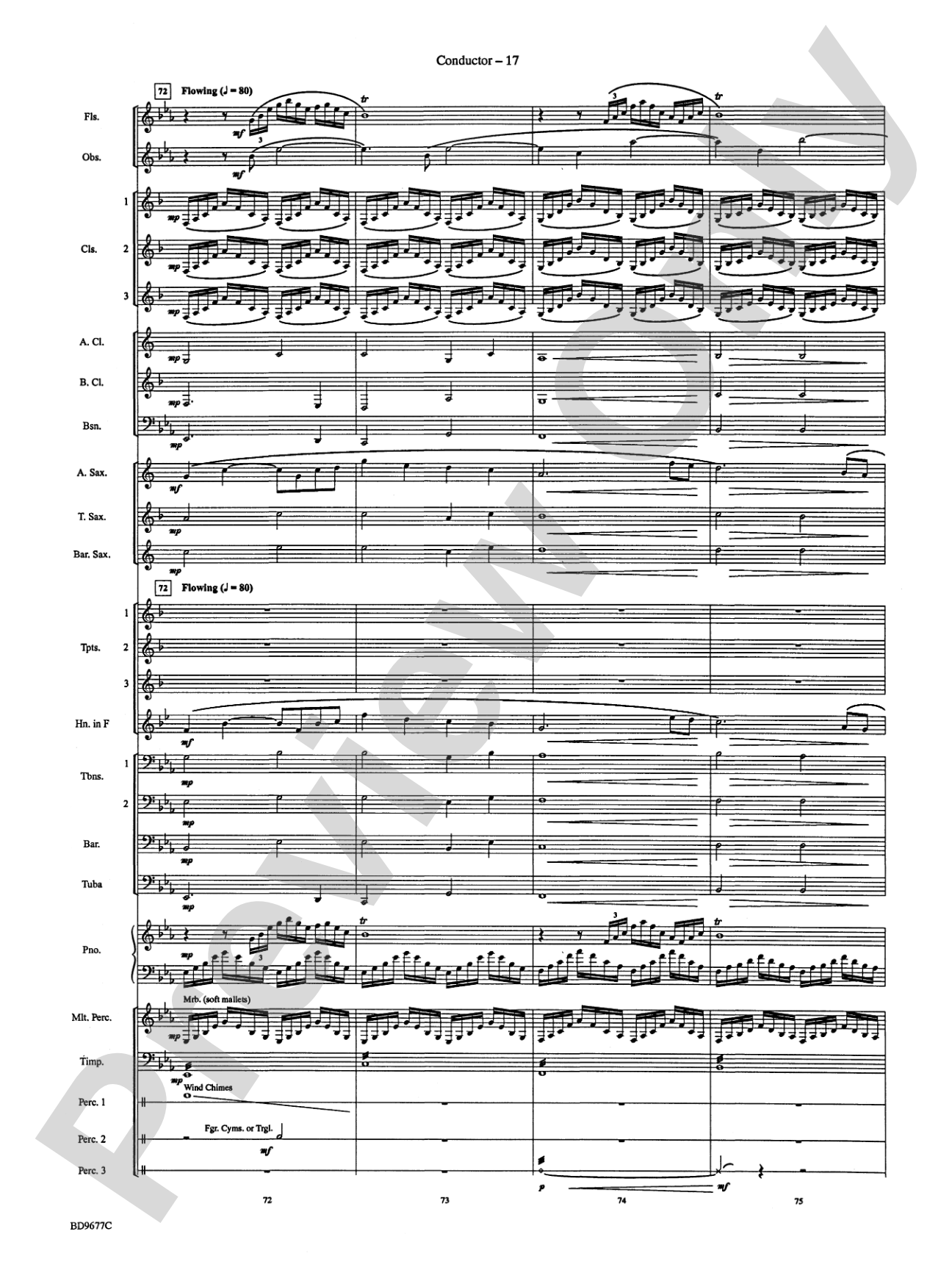To Dance in the Secret Garden: Concert Band Conductor Score & Parts