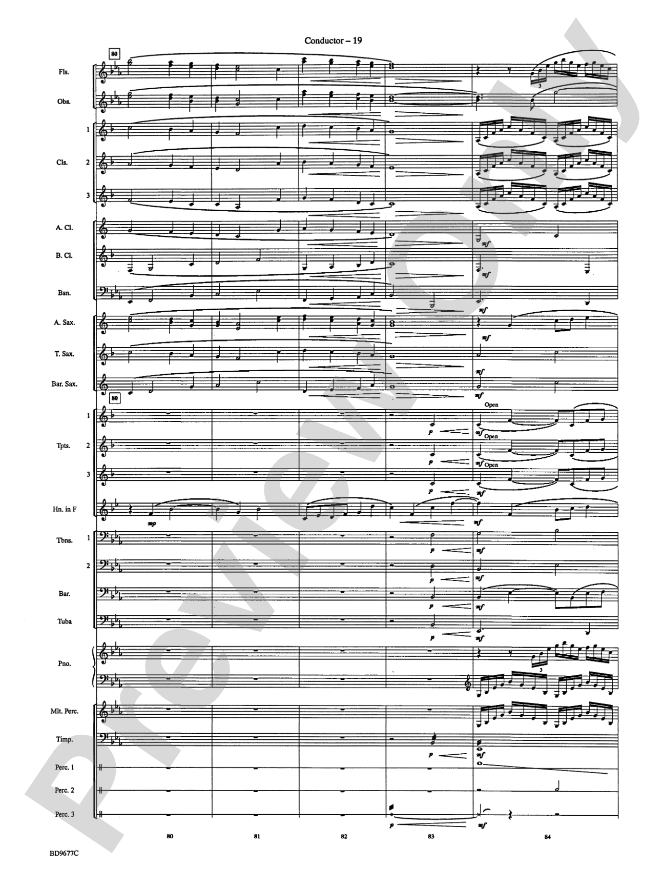 To Dance in the Secret Garden: Concert Band Conductor Score & Parts