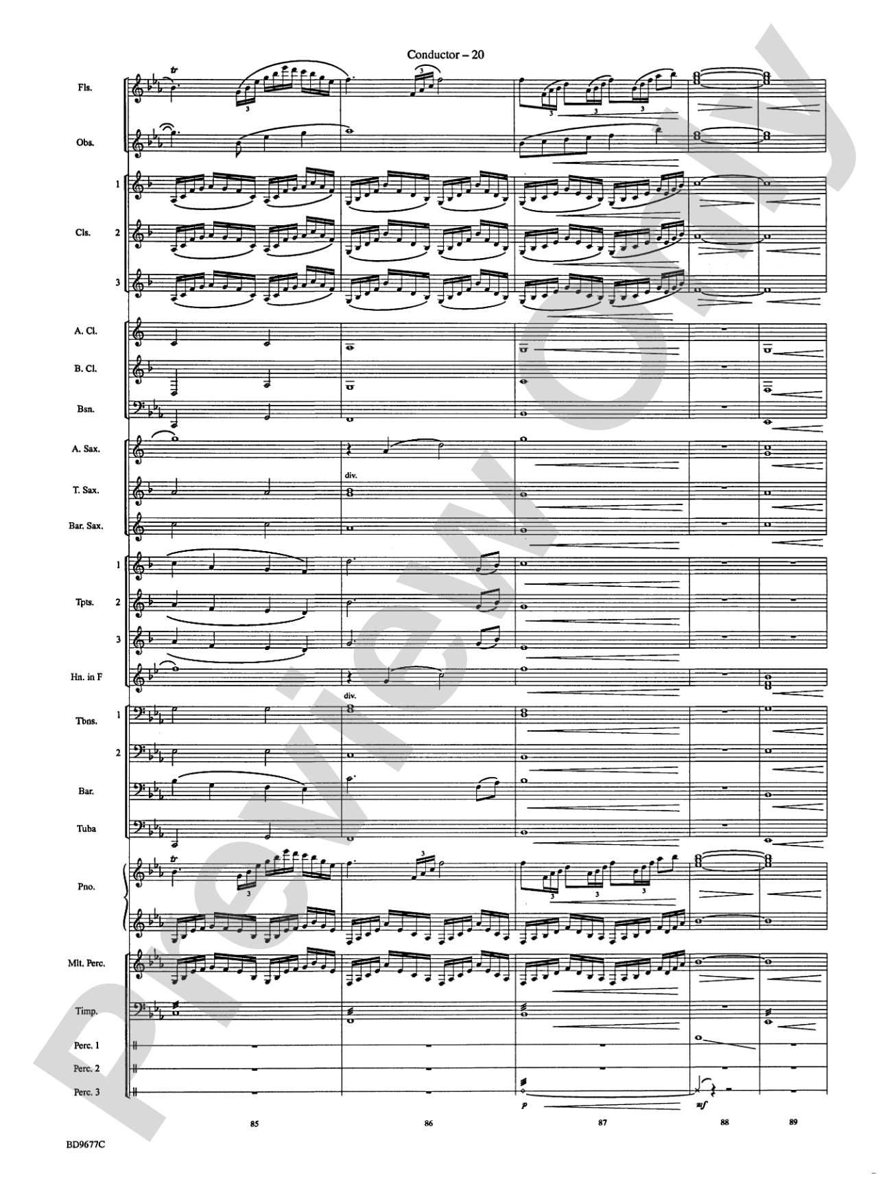 To Dance in the Secret Garden: Concert Band Conductor Score & Parts
