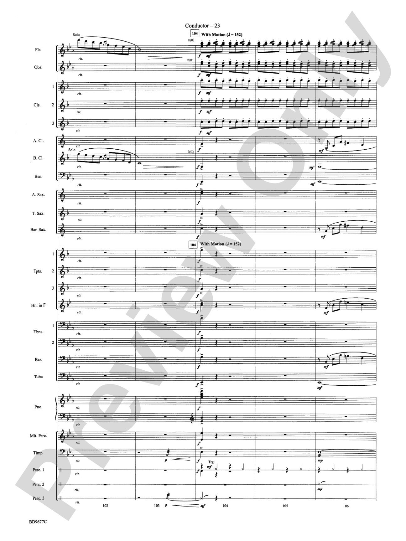 To Dance in the Secret Garden: Concert Band Conductor Score & Parts