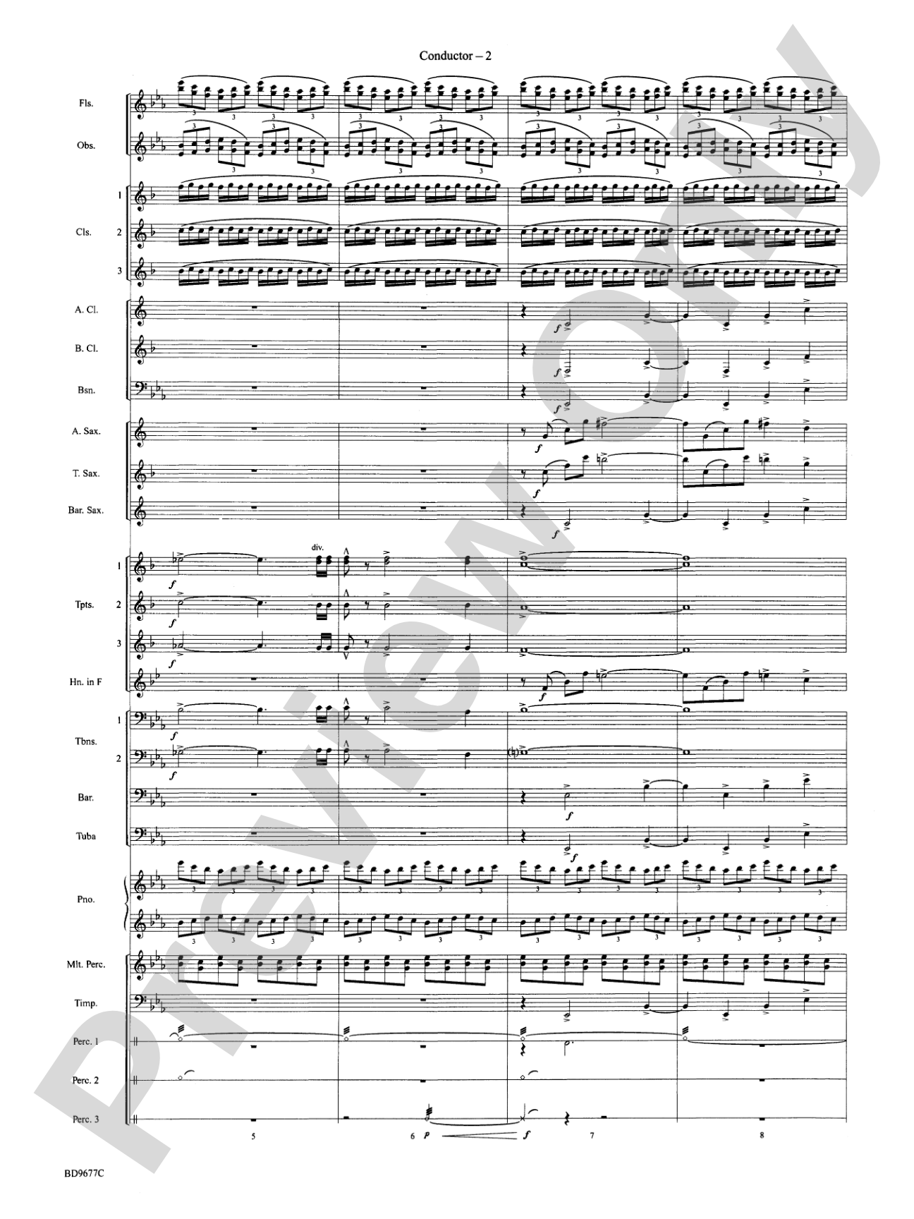 To Dance in the Secret Garden: Concert Band Conductor Score & Parts