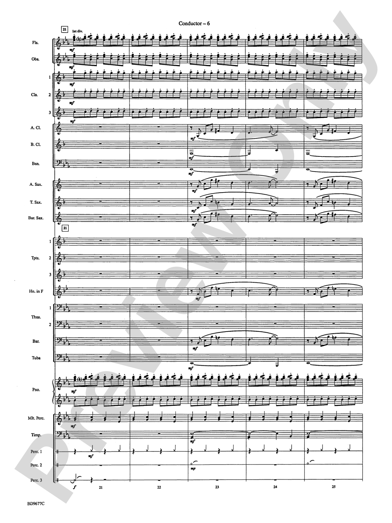 To Dance in the Secret Garden: Concert Band Conductor Score & Parts