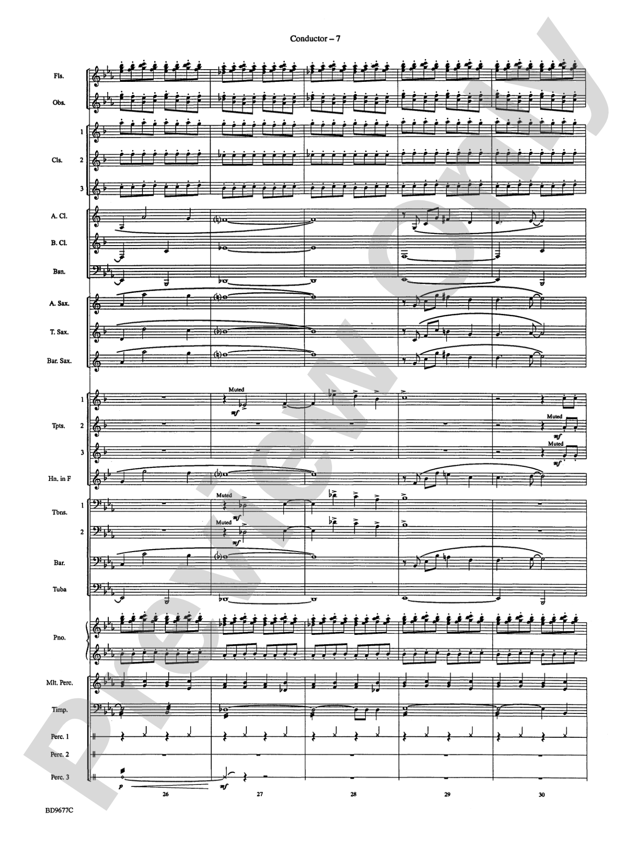 To Dance in the Secret Garden: Concert Band Conductor Score & Parts