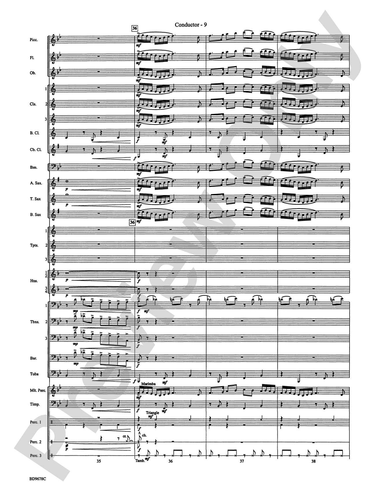 Through the Vulcan's Eye: Concert Band Conductor Score & Parts