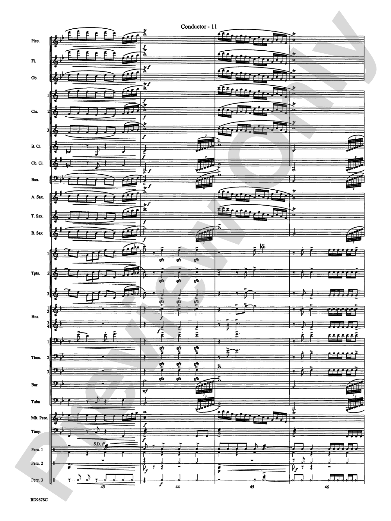Through the Vulcan's Eye: Concert Band Conductor Score & Parts