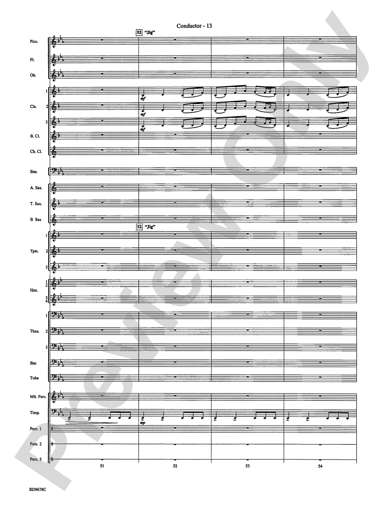 Through the Vulcan's Eye: Concert Band Conductor Score & Parts