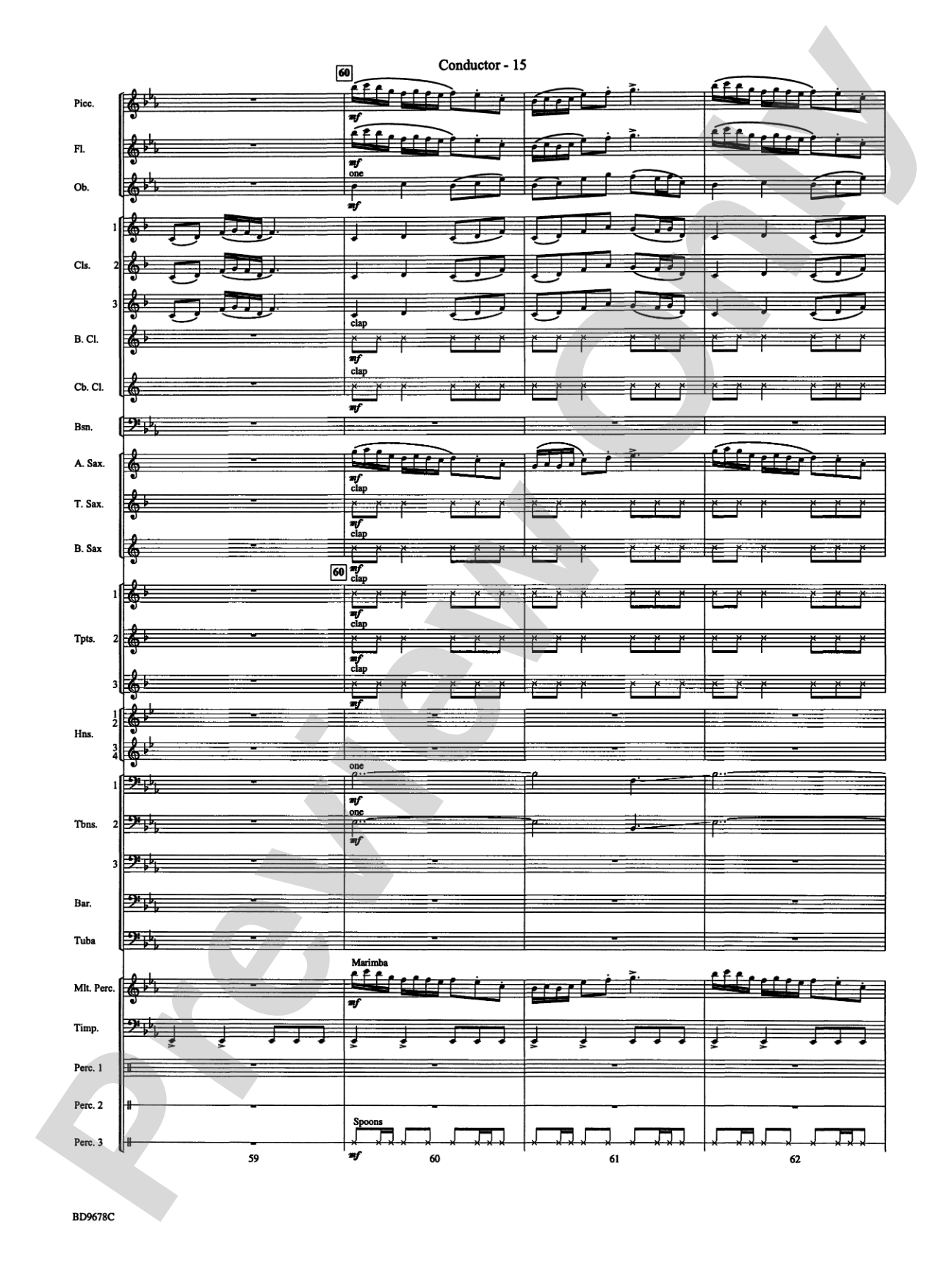 Through the Vulcan's Eye: Concert Band Conductor Score & Parts