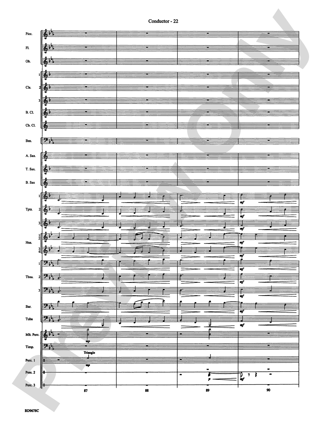 Through the Vulcan's Eye: Concert Band Conductor Score & Parts