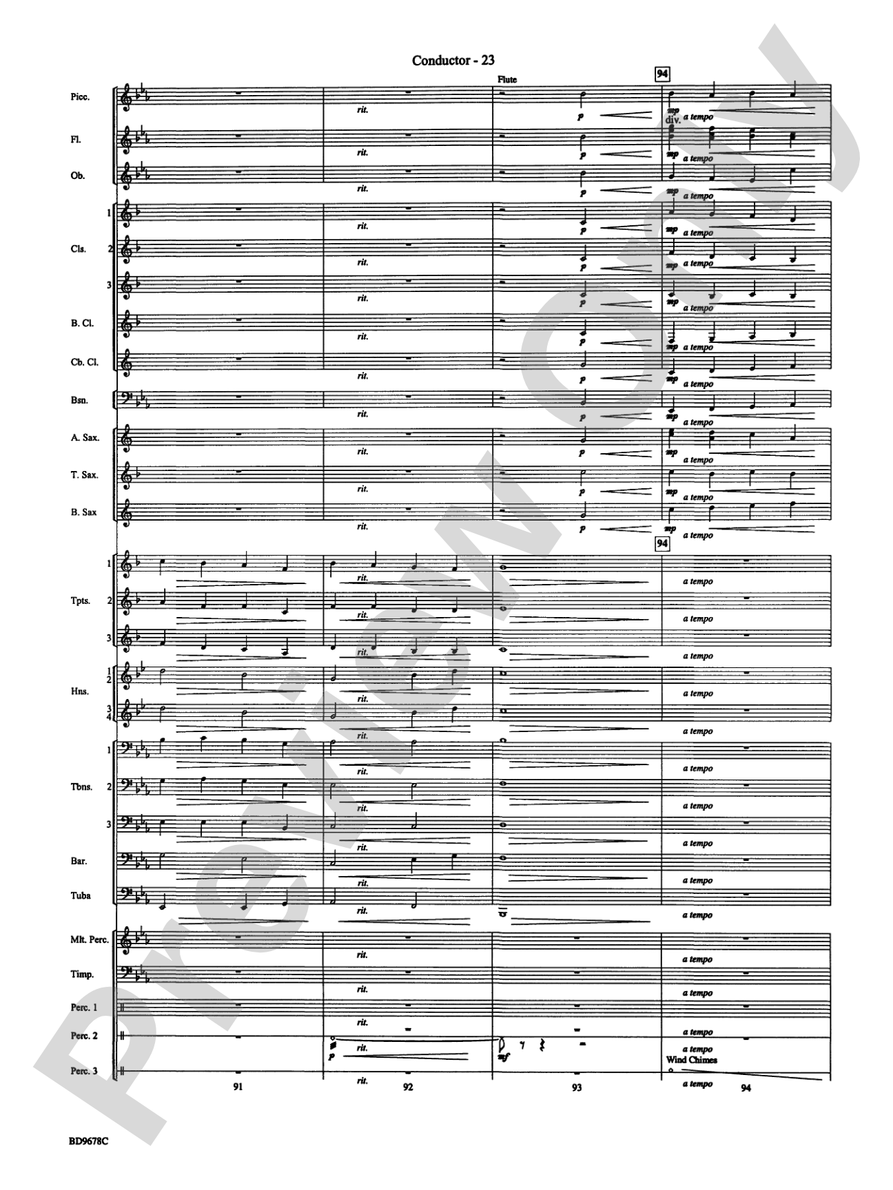 Through the Vulcan's Eye: Concert Band Conductor Score & Parts