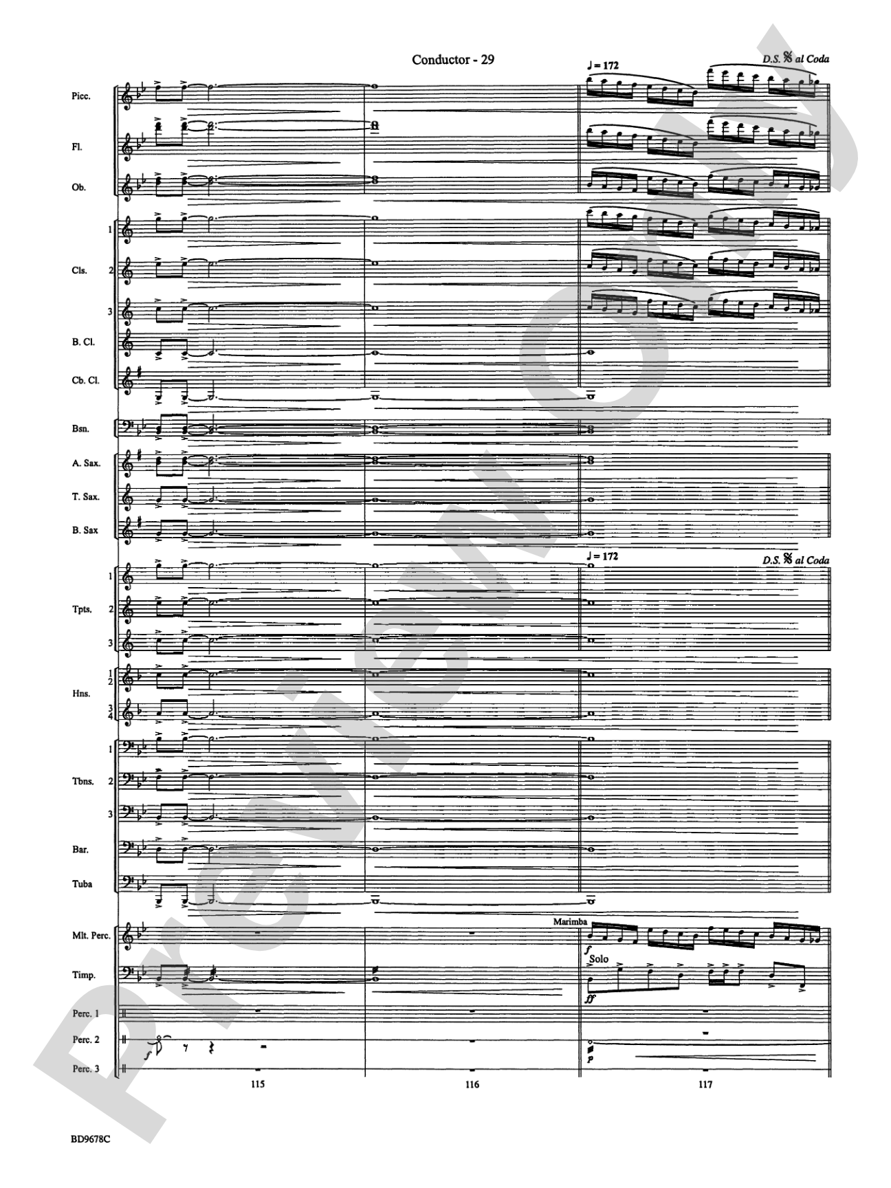 Through the Vulcan's Eye: Concert Band Conductor Score & Parts