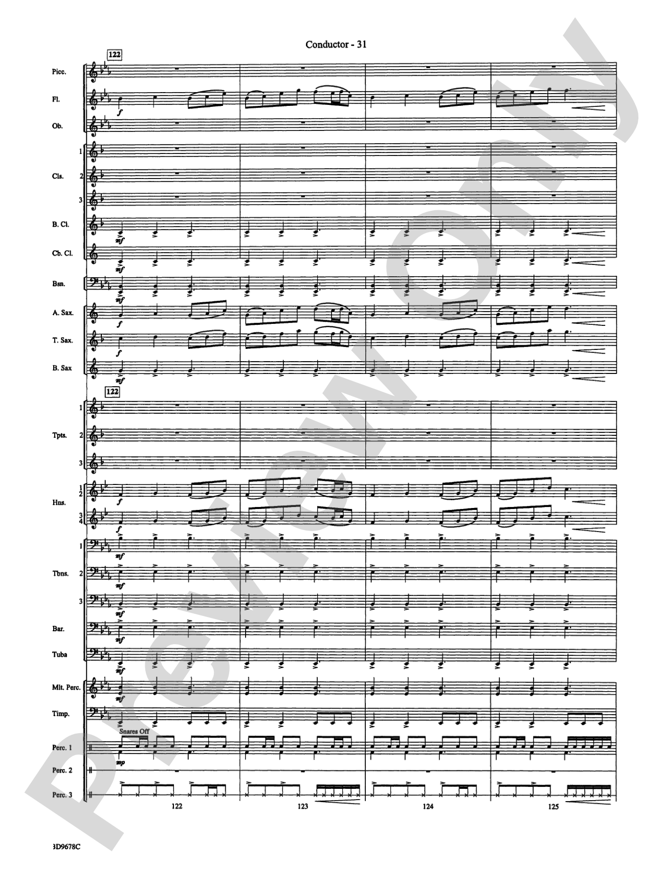 Through the Vulcan's Eye: Concert Band Conductor Score & Parts
