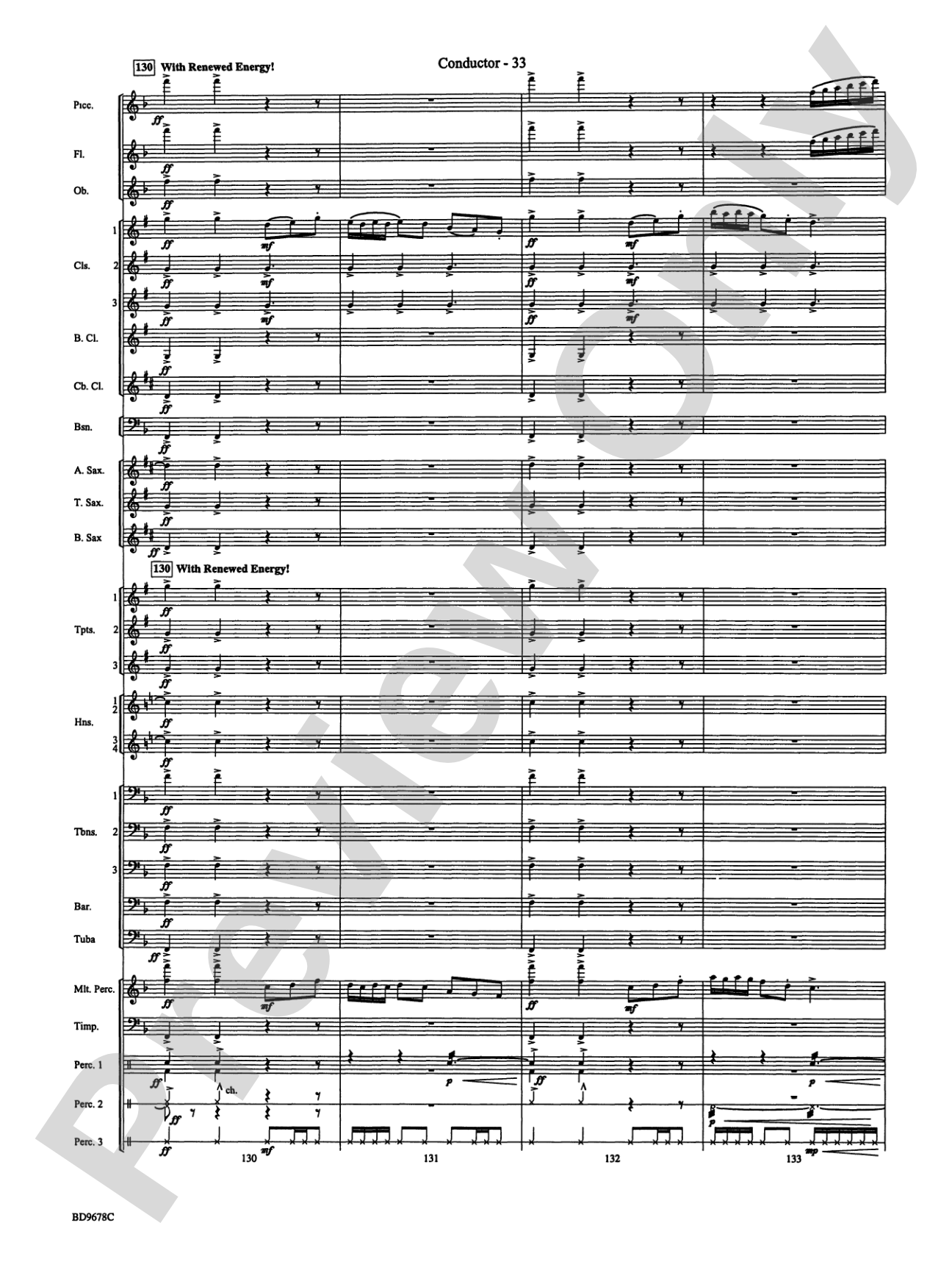 Through the Vulcan's Eye: Concert Band Conductor Score & Parts