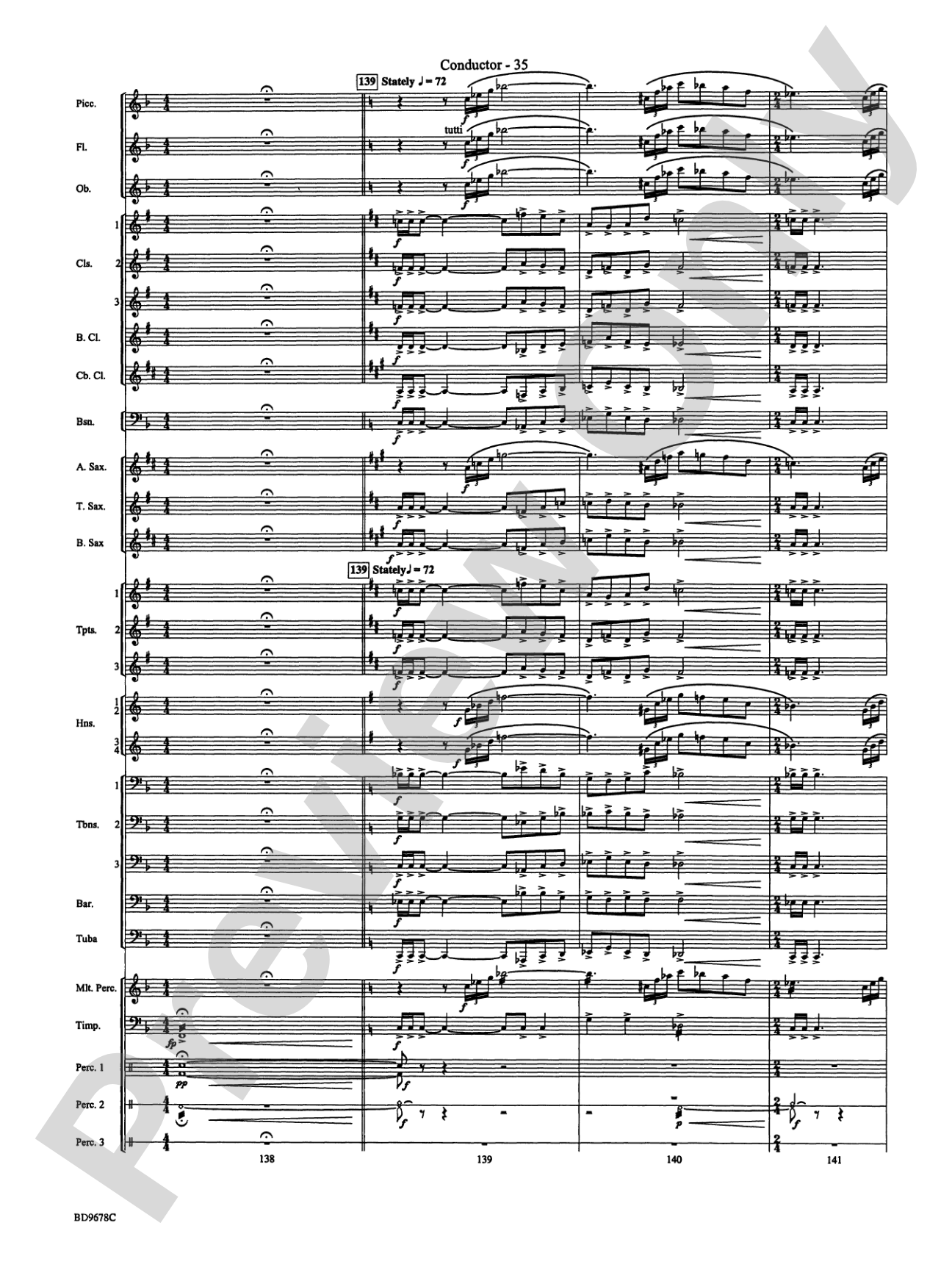 Through the Vulcan's Eye: Concert Band Conductor Score & Parts