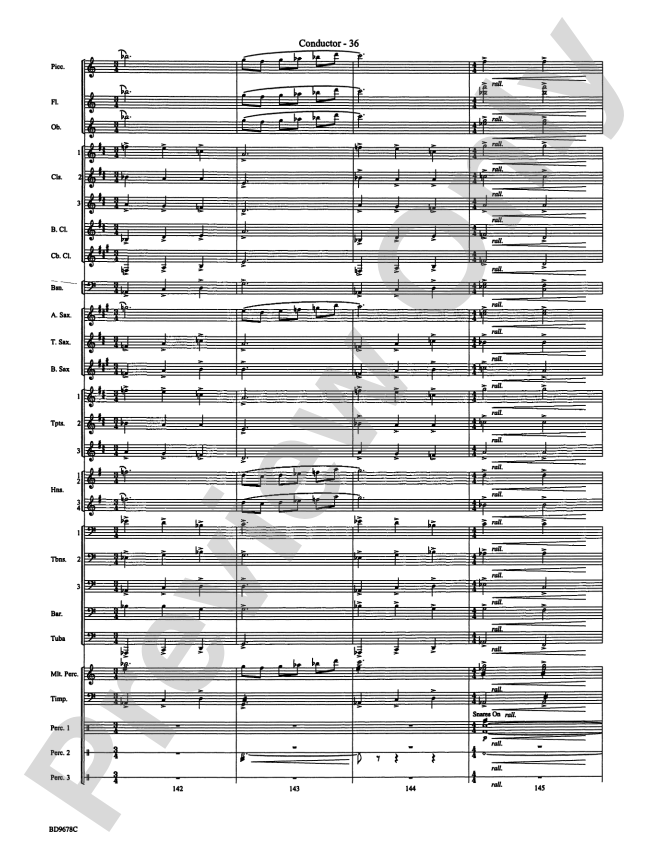 Through the Vulcan's Eye: Concert Band Conductor Score & Parts