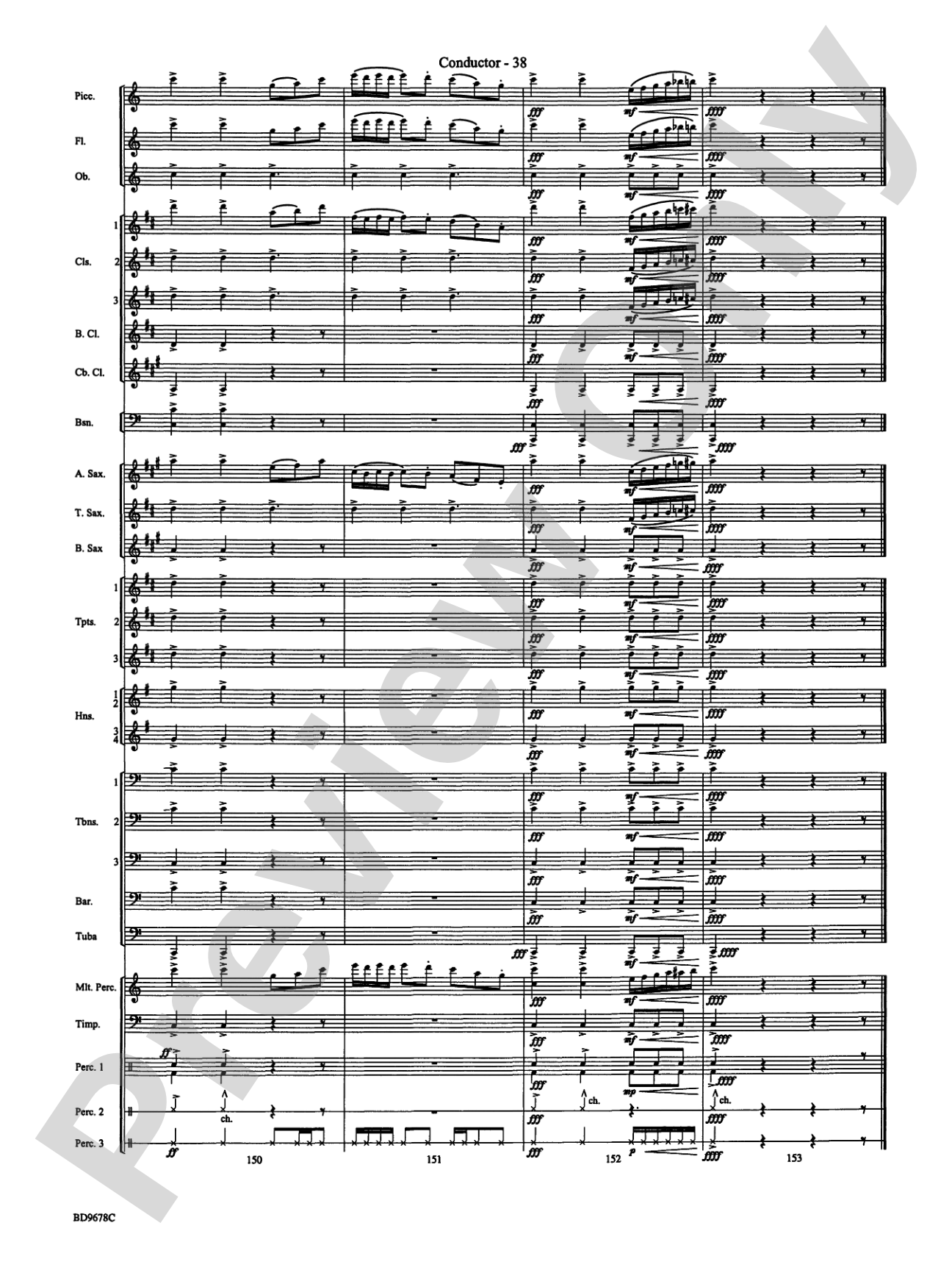 Through the Vulcan's Eye: Concert Band Conductor Score & Parts