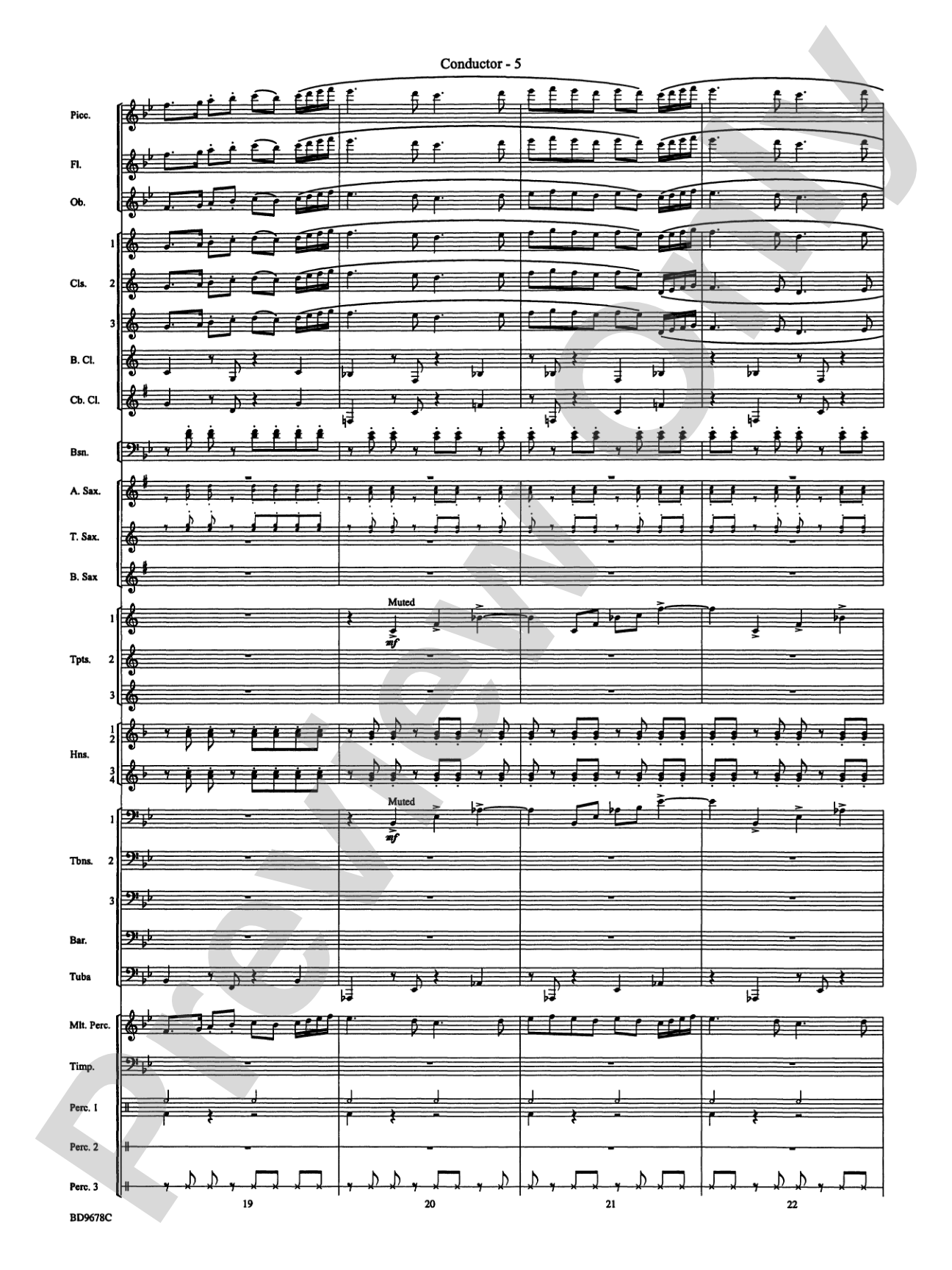 Through the Vulcan's Eye: Concert Band Conductor Score & Parts