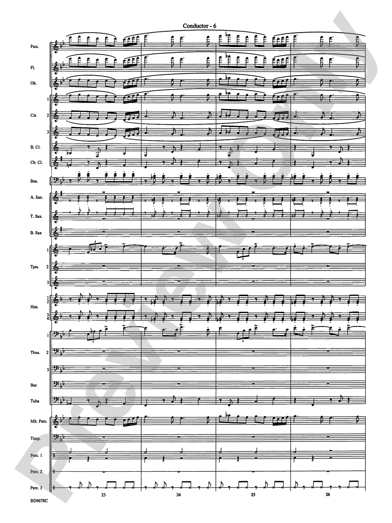 Through the Vulcan's Eye: Concert Band Conductor Score & Parts