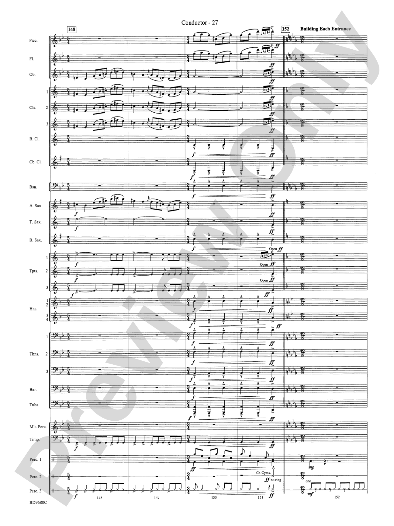 Ireland: Of Legend and Lore: Concert Band Conductor Score & Parts