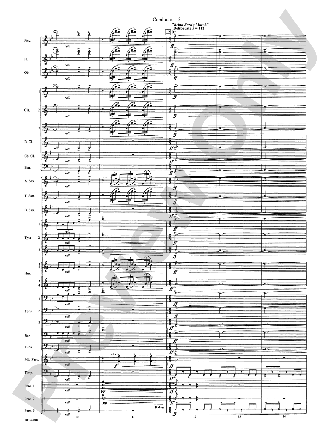 Ireland: Of Legend and Lore: Concert Band Conductor Score & Parts