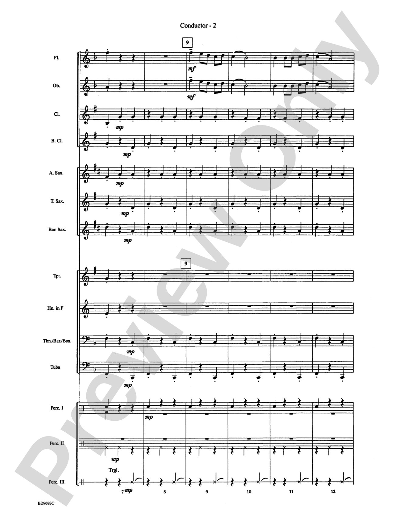 Christmas in Mexico: Concert Band Conductor Score & Parts
