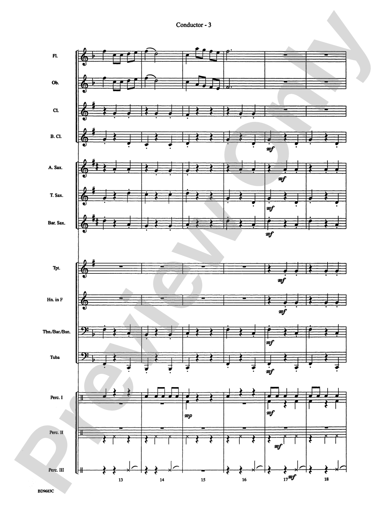 Christmas in Mexico: Concert Band Conductor Score & Parts