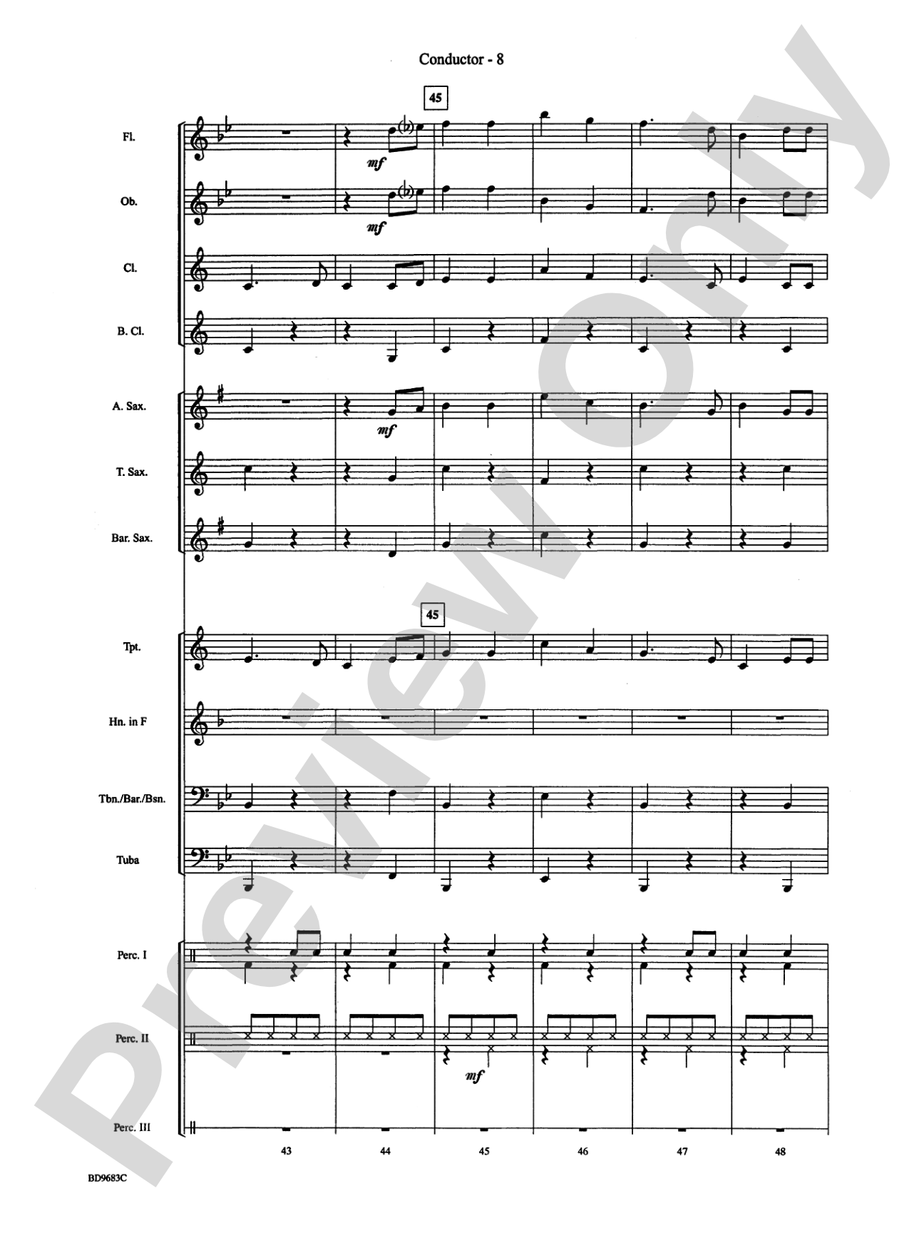Christmas in Mexico: Concert Band Conductor Score & Parts