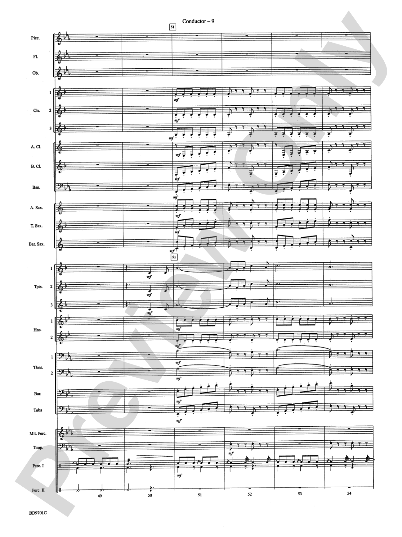 Semper Fidelis: Concert Band Conductor Score & Parts