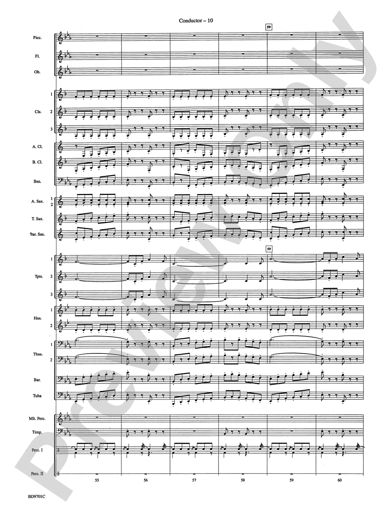 Semper Fidelis: Concert Band Conductor Score & Parts