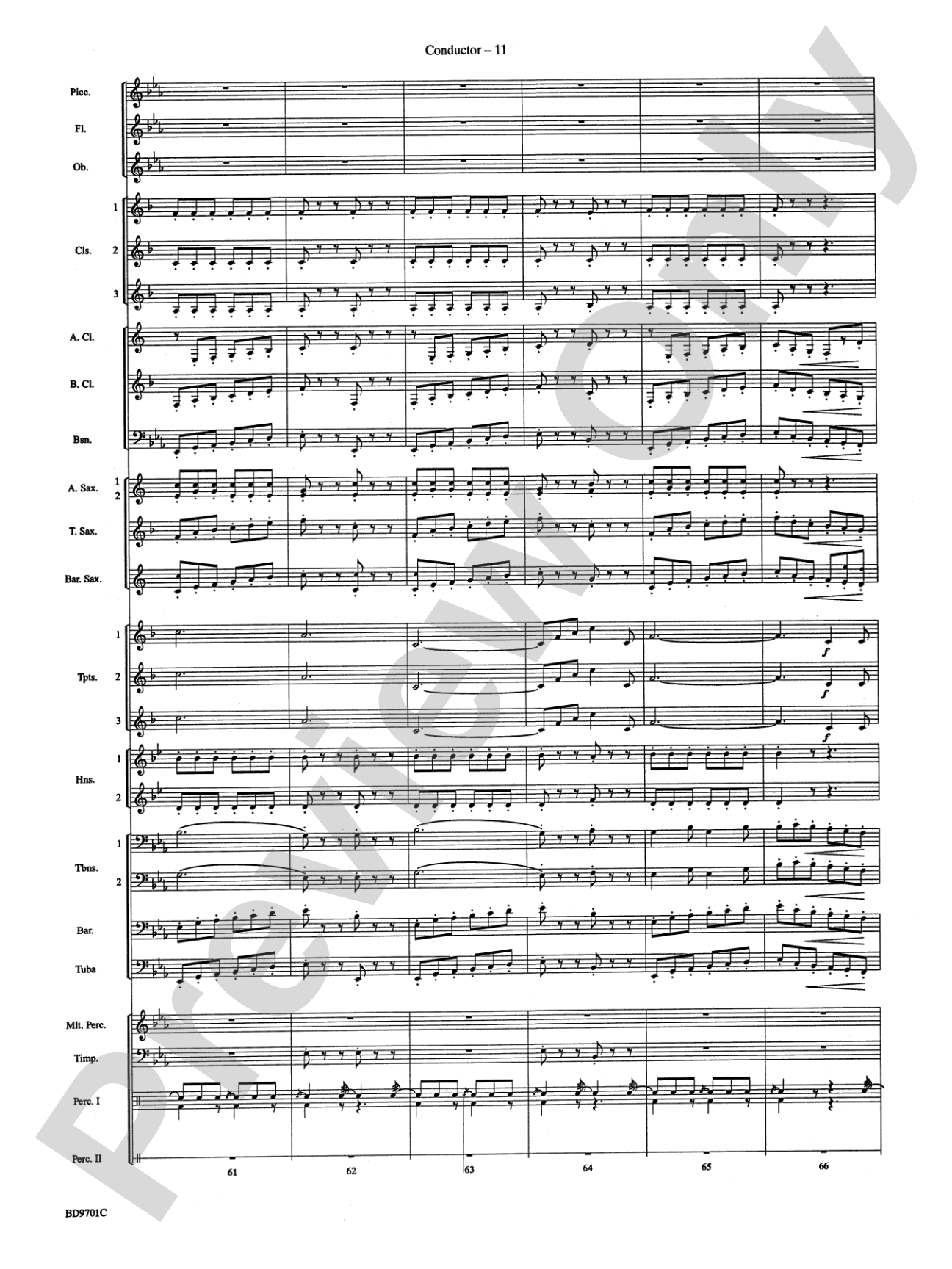 Semper Fidelis: Concert Band Conductor Score & Parts