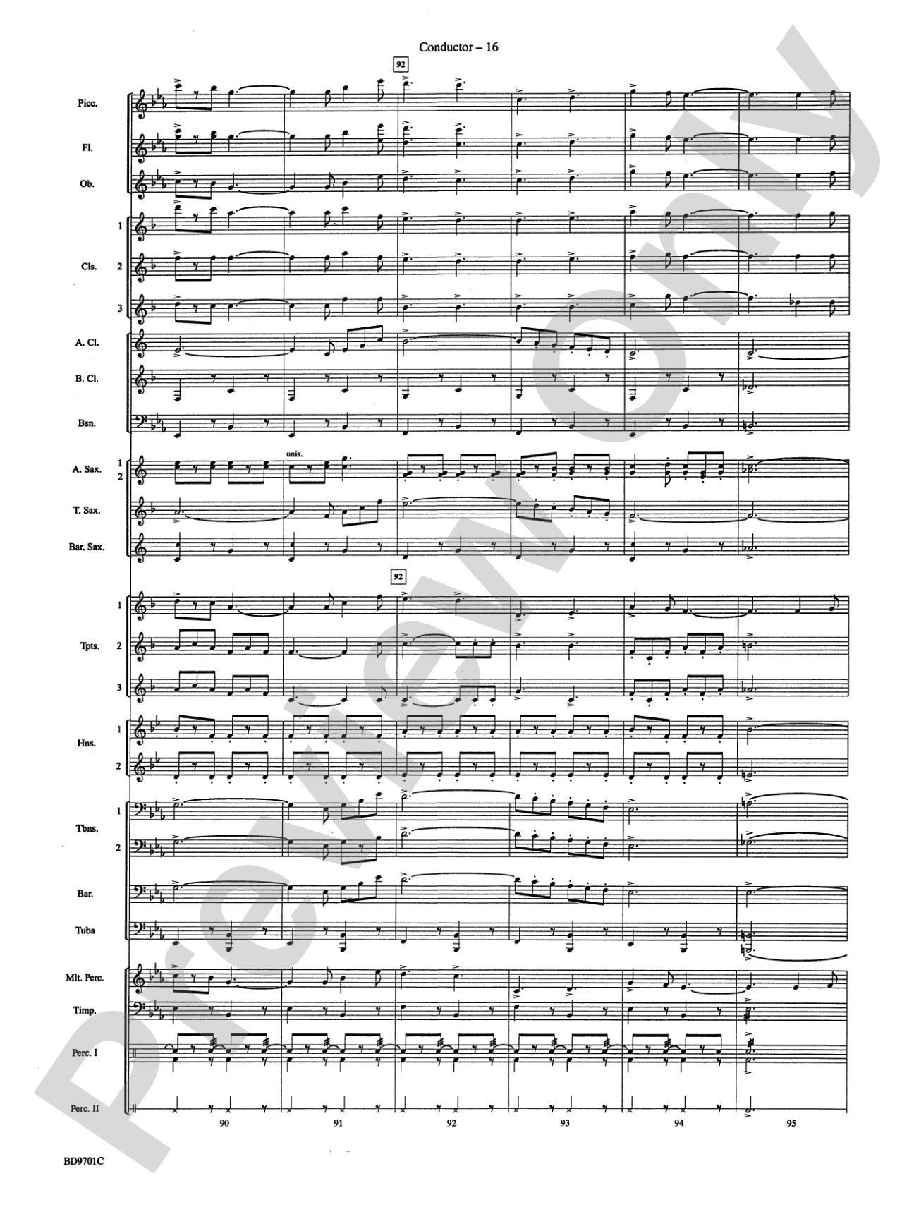 Semper Fidelis: Concert Band Conductor Score & Parts